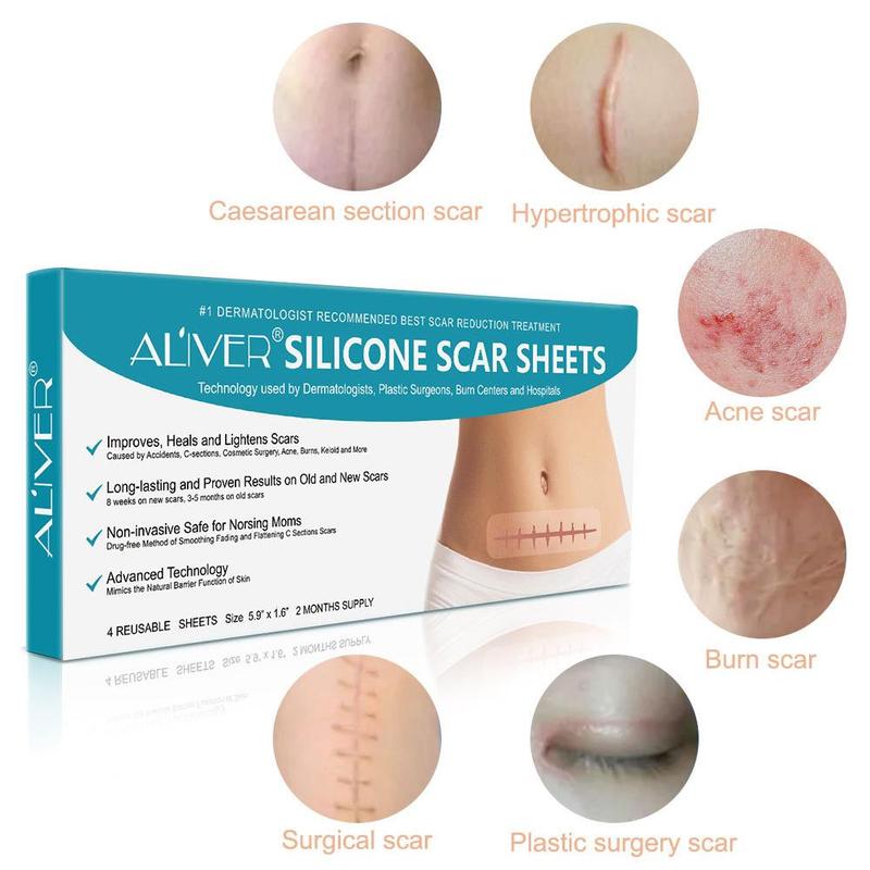 Silicone scar removal stickers