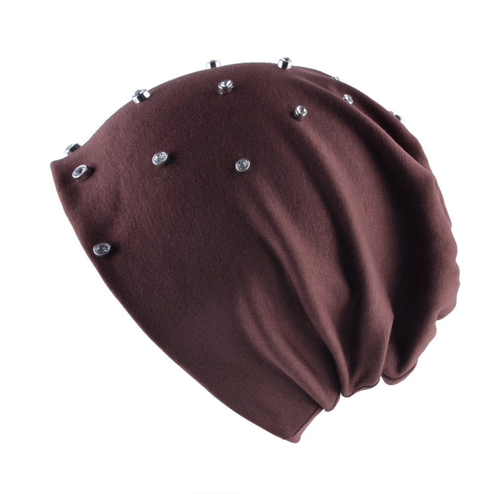 Rivet Rhinestone Head Cap