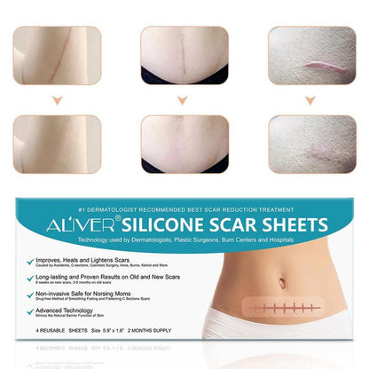 Silicone scar removal stickers