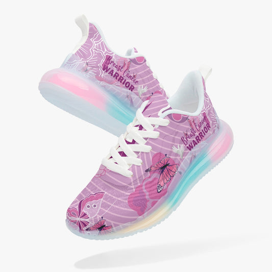 530. Lightweight Air Cushion Sneakers - Breast Cancer Warrior