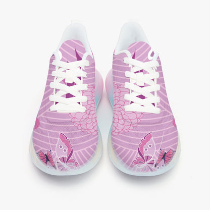 530. Lightweight Air Cushion Sneakers - Breast Cancer Warrior