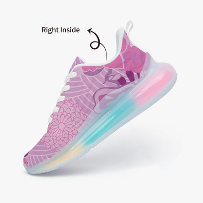 530. Lightweight Air Cushion Sneakers - Breast Cancer Warrior