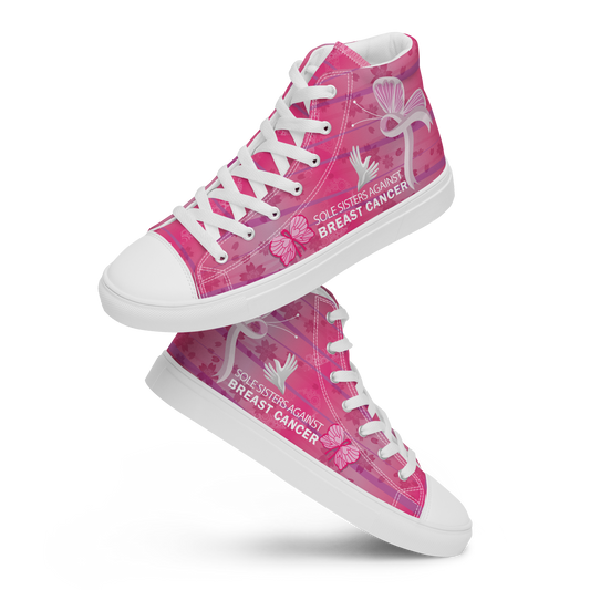 Women’s high top canvas shoes